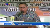 BUPATI KAMPAR RESMIKAN GROUNDBREAKING JALAN DUA JALUR PEKANBARU   BANGKINANG